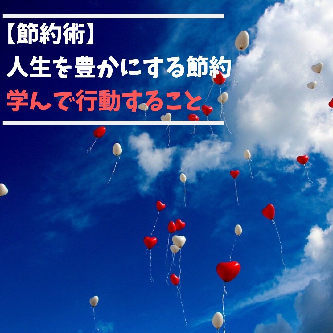 節約術 人生を豊かにする節約 学んで行動すること ラテのブログ